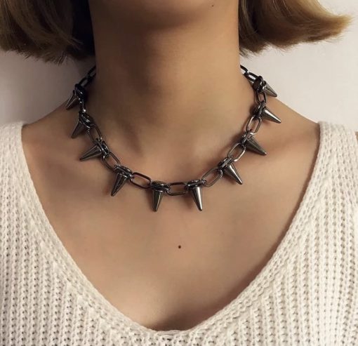 Spiked-necklace